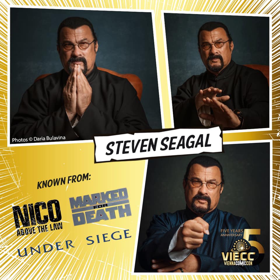 Steven seagal VIECC Vienna Comic Con